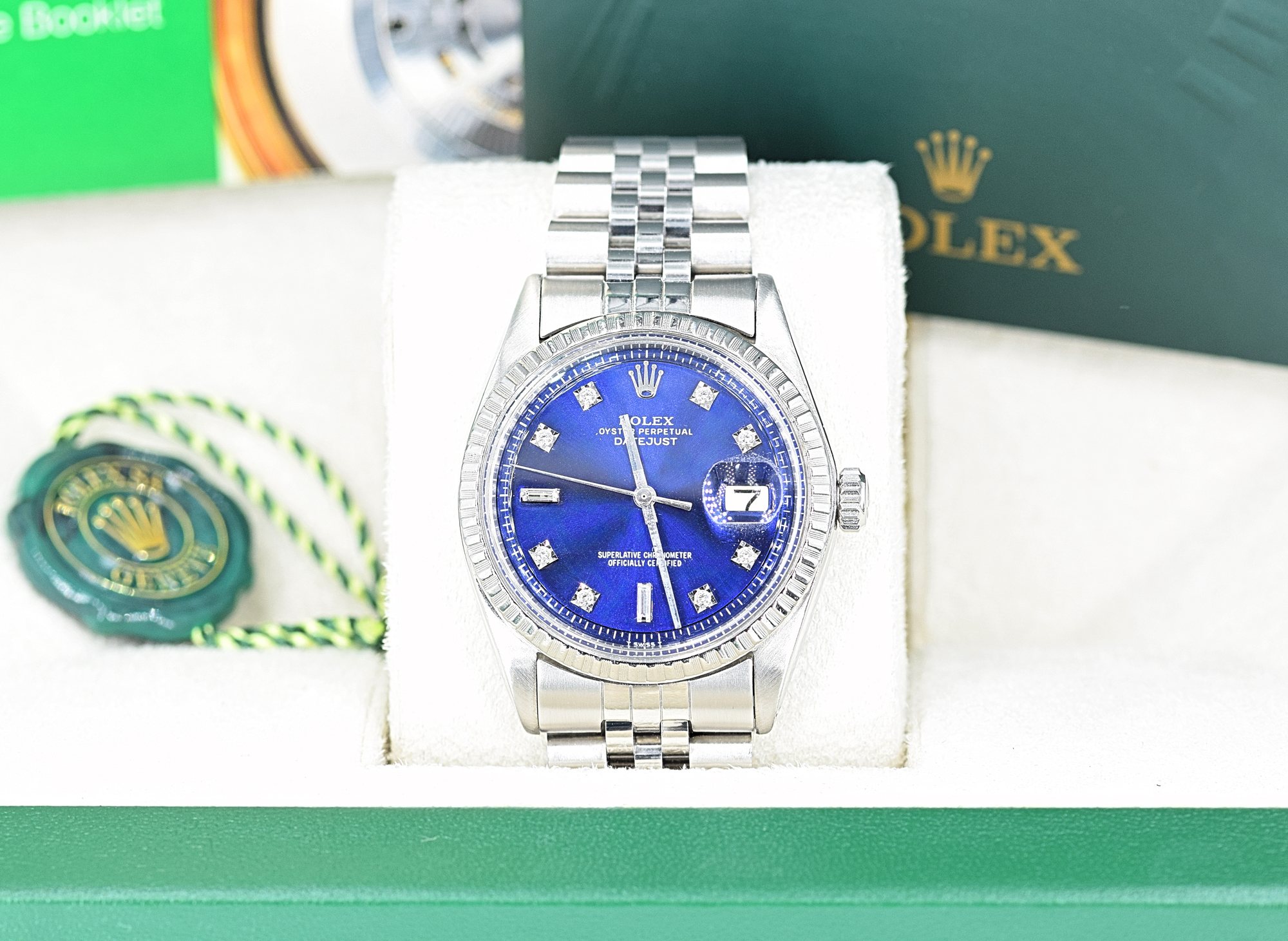 Rolex Oyster Perpetual Datejust Blue Diamond edition · Movement