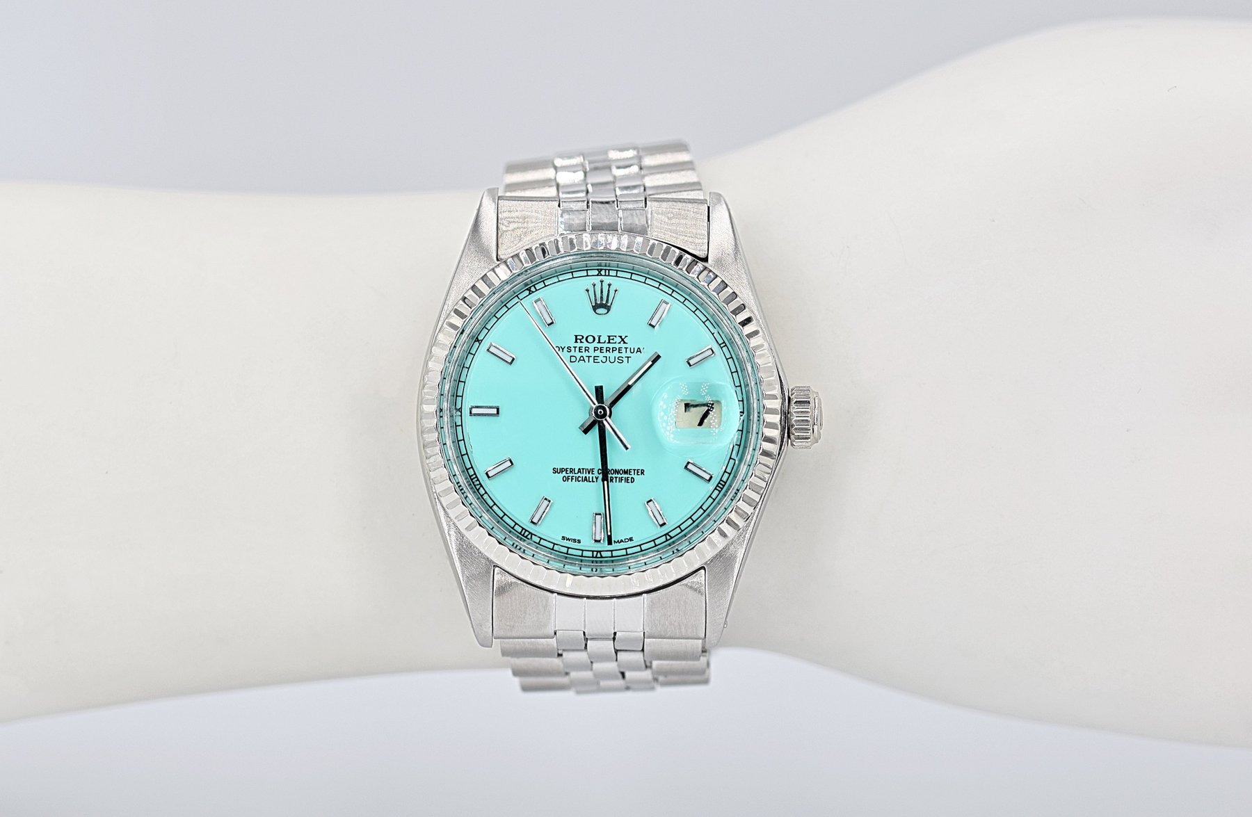 Rolex Oyster Perpetual Datejust Tiffany edition