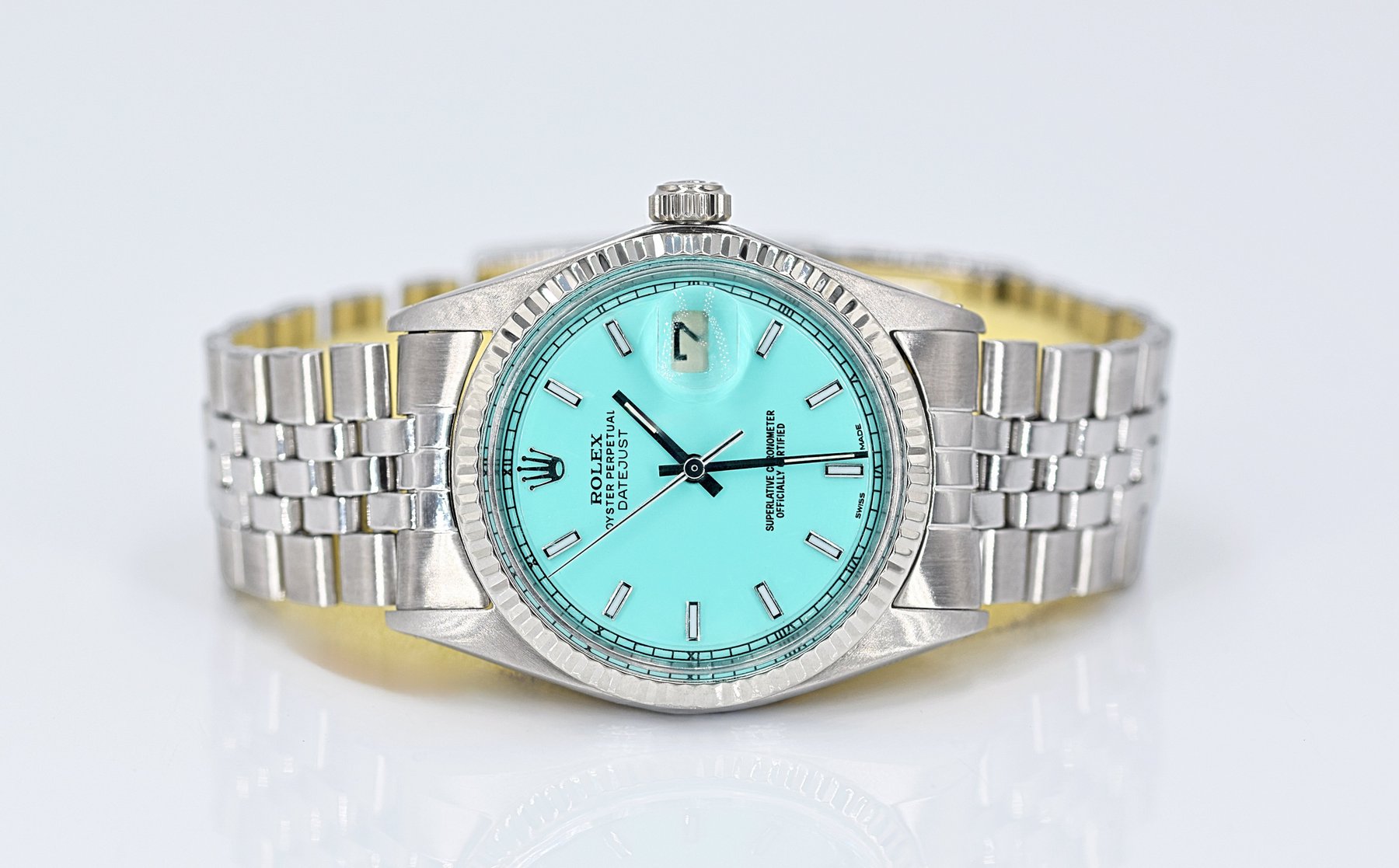 Rolex Oyster Perpetual Datejust Tiffany edition
